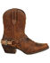 Image #2 - Durango Women's Western Booties - Snip Toe, Brown, hi-res