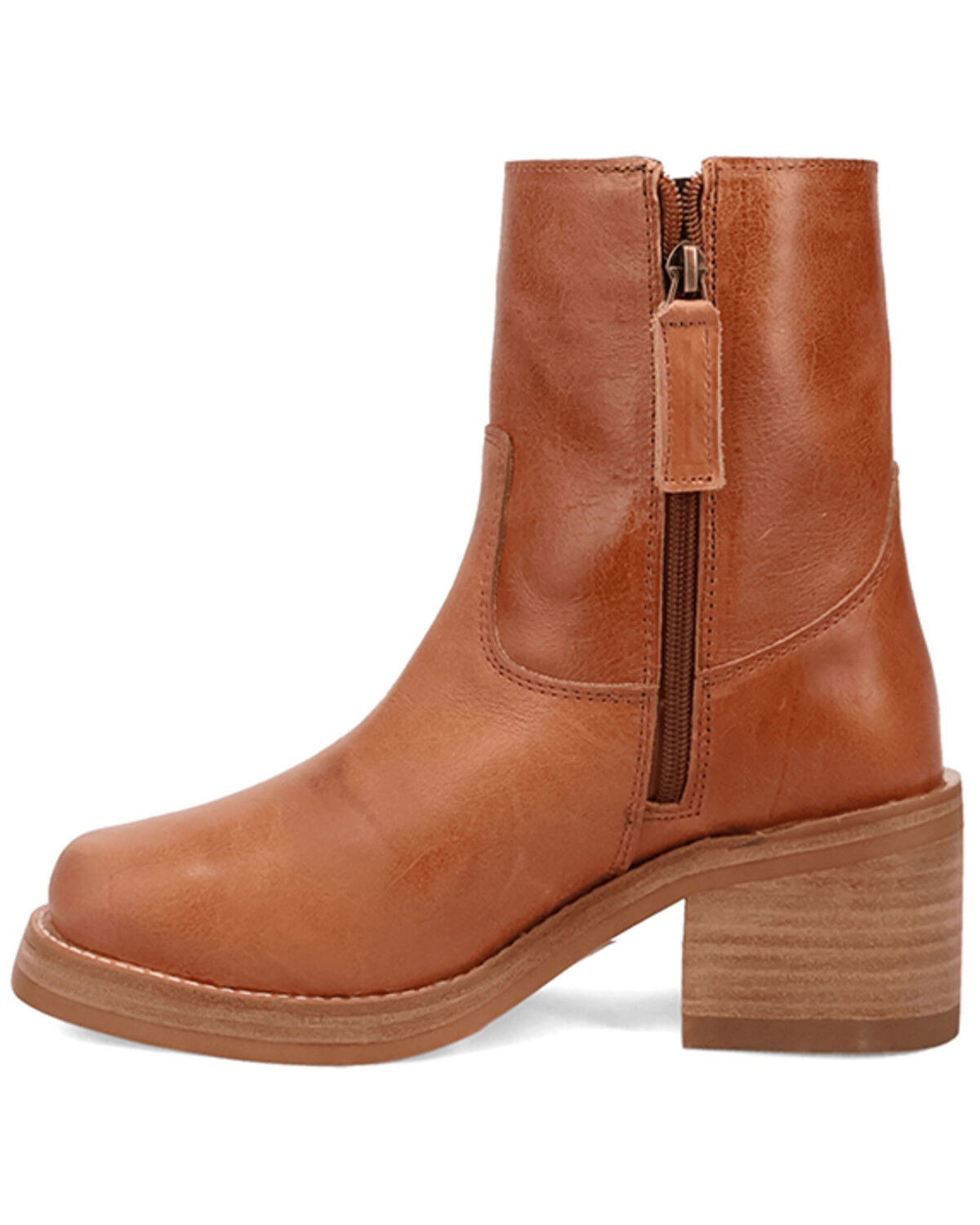 Image #3 - Dingo Women's Roxy Fashion Booties - Round Toe, Tan, hi-res