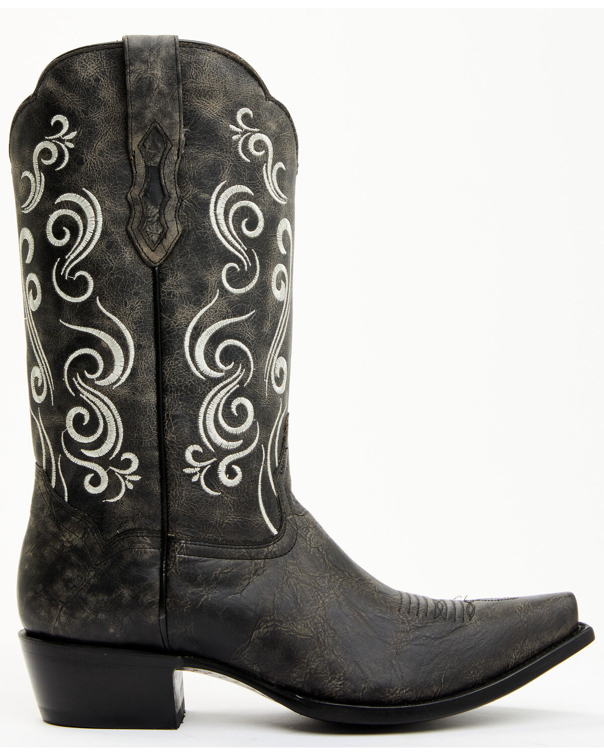 Image #2 - Moonshine Spirit Men's Clover Western Boots - Snip Toe, Black, hi-res