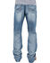 Image #1 - Tin Haul Men's Regular Joe Fit Light Wash Bootcut Jeans, Indigo, hi-res