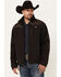 Image #1 - Cinch Men's Logo Bonded Softshell Jacket, Brown, hi-res