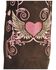 Roper Girls' Heart & Wing Embroidered Western Boots - Snip Toe, Brown, hi-res