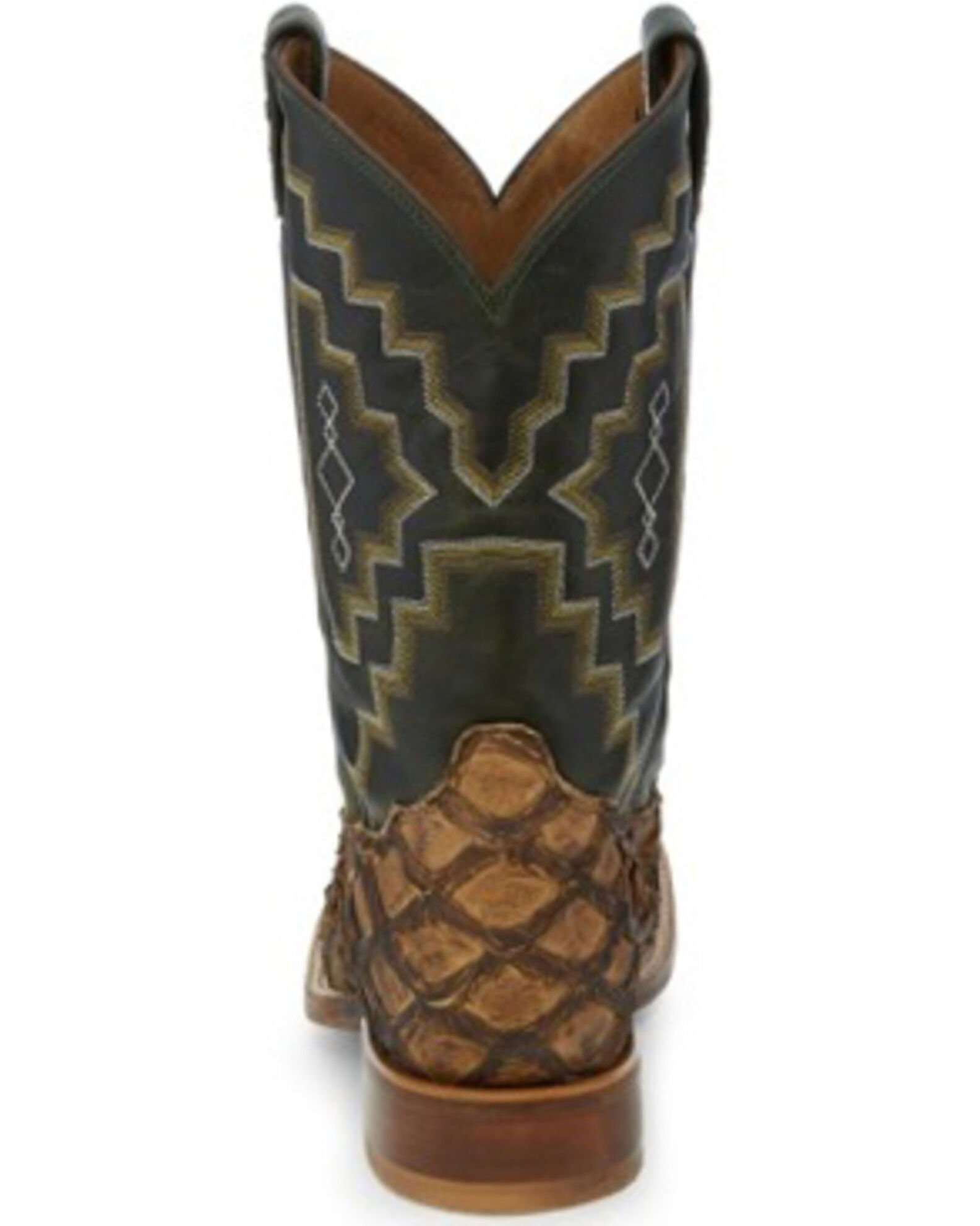 Image #2 - Tony Lama Men's Leviathan Chocolate Western Boots - Square Toe, Brown, hi-res