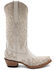 Image #2 - Ferrini Women's Starlight Western Boots - Snip Toe, White, hi-res