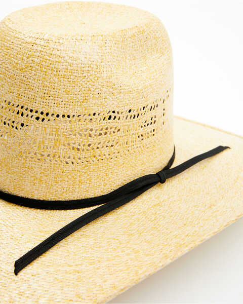 Image #2 - Rodeo King 25X Straw Cowboy Hat , Black, hi-res