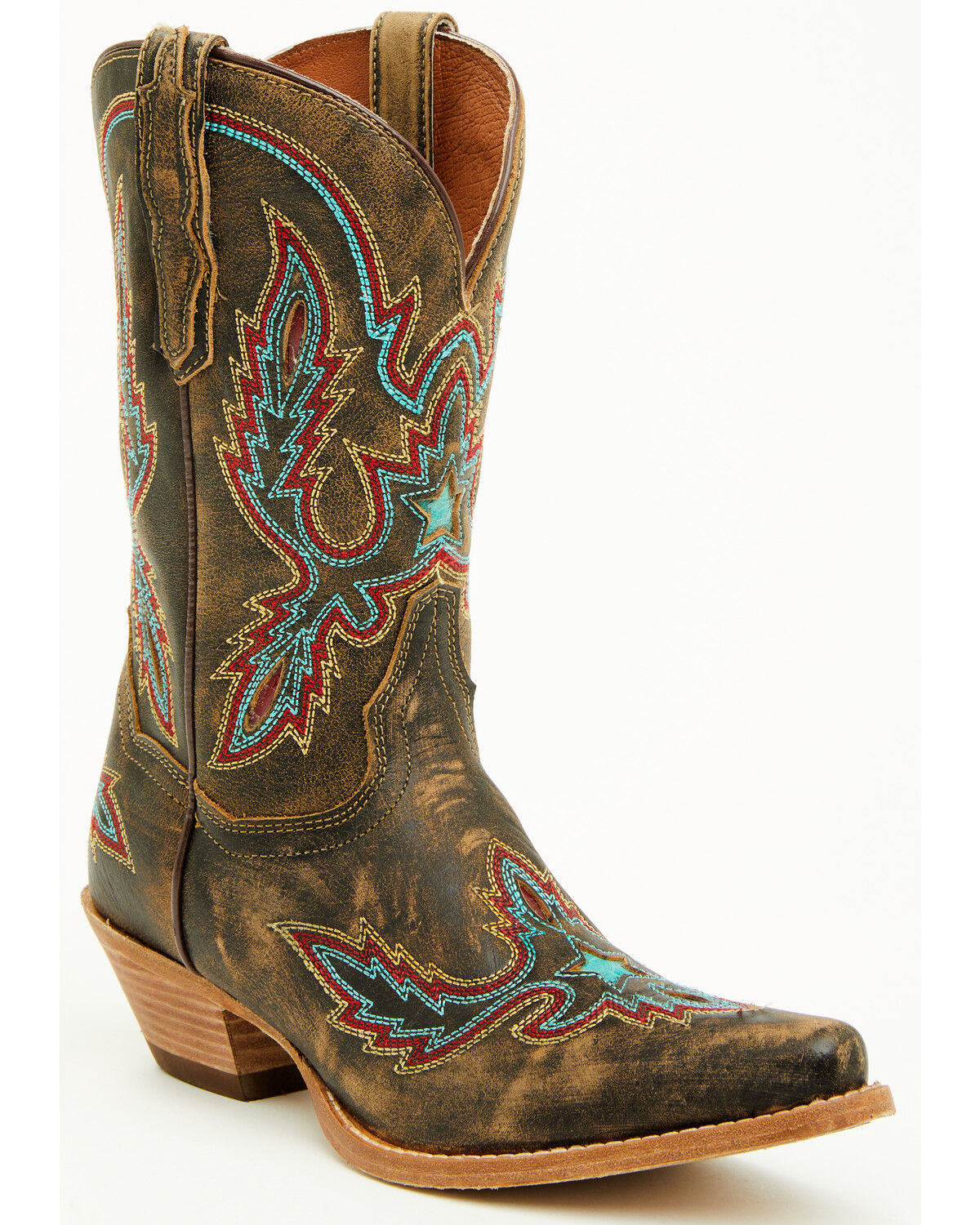 Image #1 - Dan Post Women's Starbright Western Boots - Snip Toe, Tan, hi-res