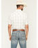 Image #4 - Cody James Men's Volcano Plaid Print Short Sleeve Snap Western Shirt, Grey, hi-res