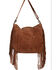 Image #2 - Scully Women's Side Fringe Handbag, Brown, hi-res