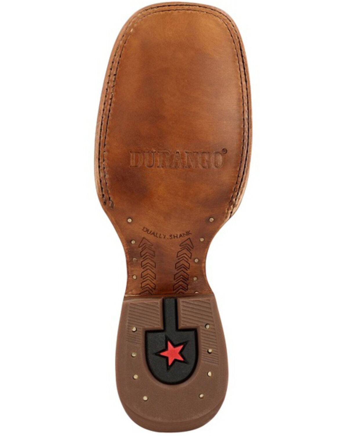 Image #7 - Durango Men's PRCA Collection Shrunken Bullhide Western Boots - Broad Square Toe, Multi, hi-res