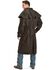 Outback Trading Co. Men's Long Oilskin Duster, Brown, hi-res