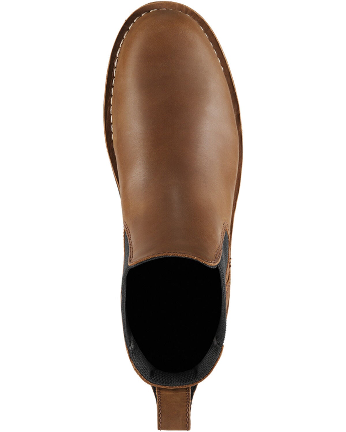 Image #4 - Danner Men's 6" Bull Run Chelsea Pull-On Work Boots - Steel Toe, Brown, hi-res