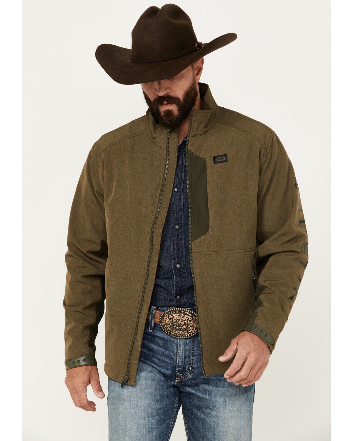 Image #1 - Justin Men's Stillwater Softshell Jacket, , hi-res