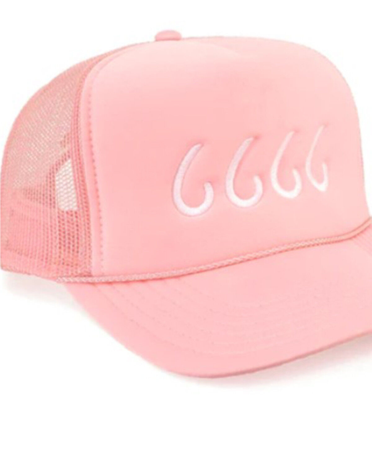 Image #1 - Four Sixes Women's Logo Ball Cap, Pink, hi-res