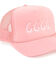 Image #1 - Four Sixes Women's Logo Ball Cap, Pink, hi-res