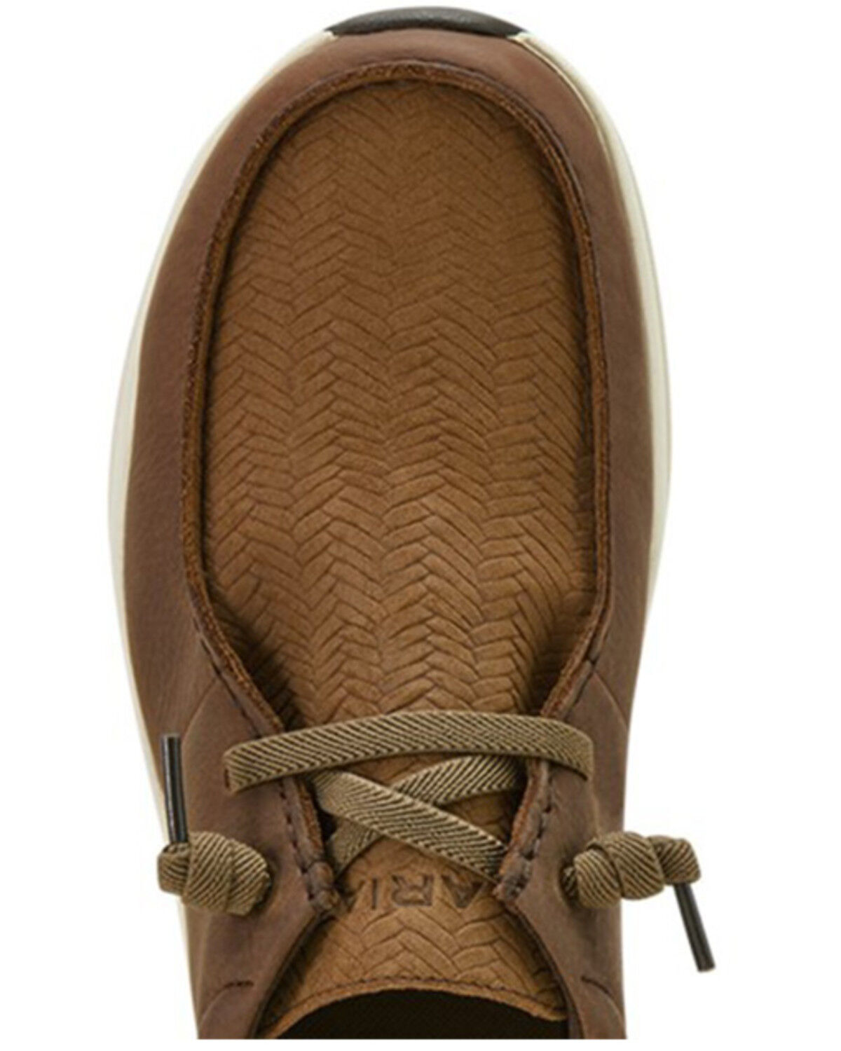 Image #4 - Ariat Men's Buckeye Waterproof Casual Shoes - Moc Toe, Brown, hi-res