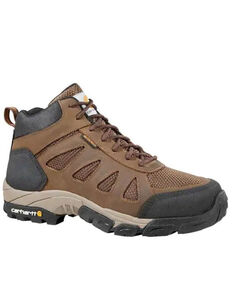 Carhartt Men's Lightweight Hiker Work Boots - Soft Toe, Brown, hi-res