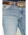 Image #2 - Ariat Men's M4 Kayne Gus Light Wash Relaxed Bootcut Stretch Denim Jeans, Light Wash, hi-res