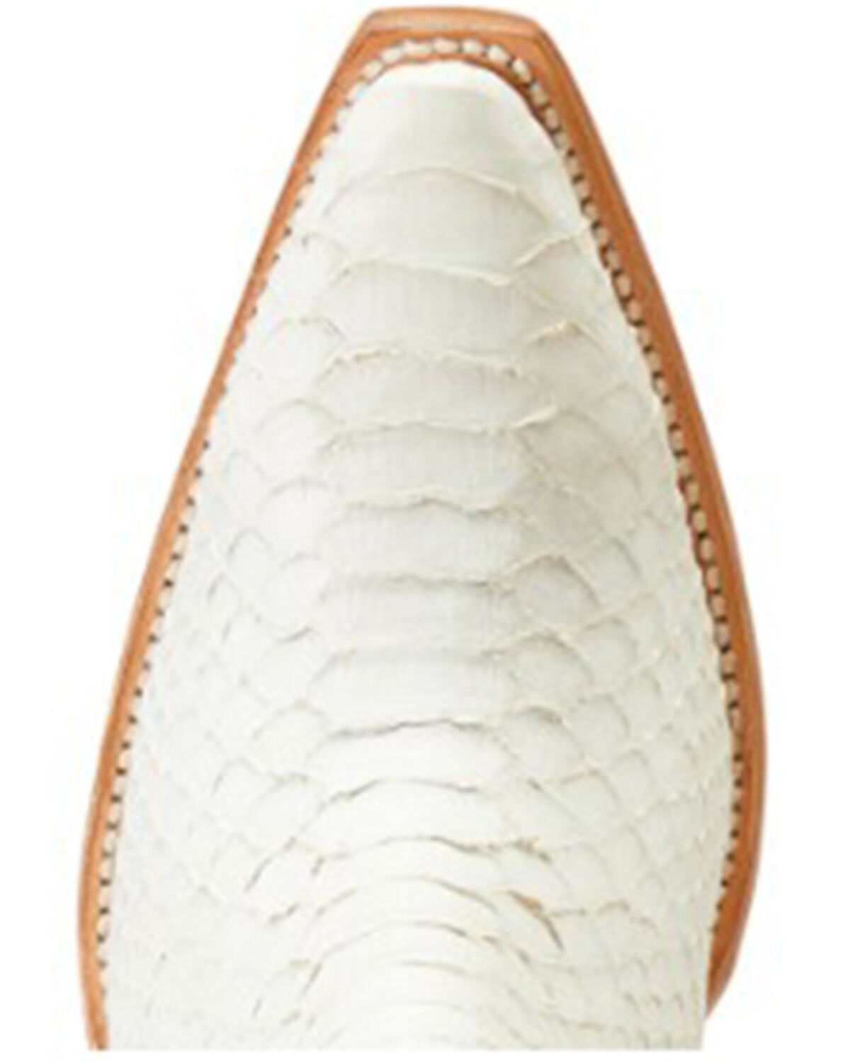 Image #4 - Ariat Women's Exotic Python Dixon Western Booties - Snip Toe, White, hi-res