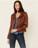Image #3 - Mauritius Women's Happy Studded Shoulder Leather Jacket , , hi-res