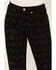 Image #2 - Rock & Roll Denim Women's Desert Print High Rise Cropped Straight Jeans, Black, hi-res