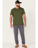 Image #1 - Flag & Anthem Men's Madeflex Victory Jogger Sweatpants, Navy, hi-res