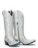 Image #1 - Lane Women's Smokeshow Tall Metallic Western Boots - Snip Toe, Silver, hi-res