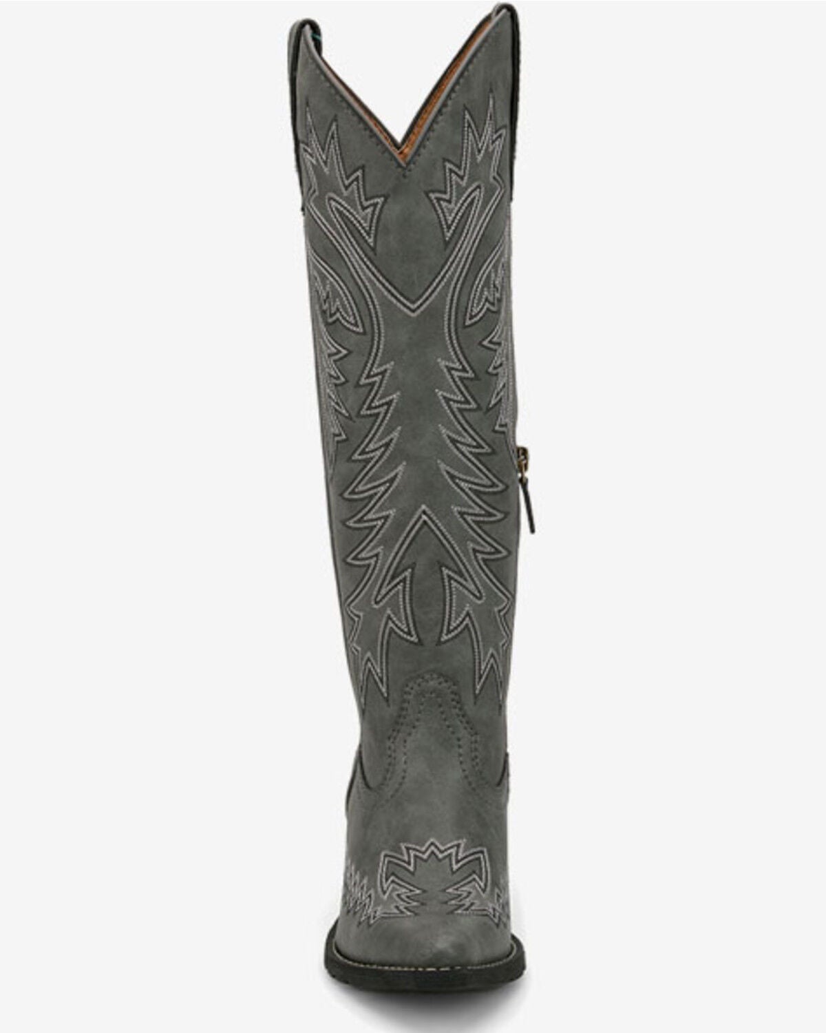Image #4 - Justin Women's Paloma Western Boots - Snip Toe, Grey, hi-res