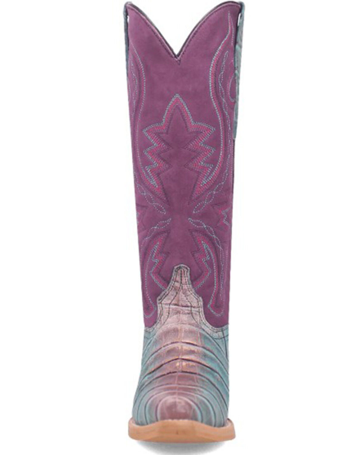 Image #4 - Dingo Women's Caterina Western Boots - Snip Toe, Purple, hi-res