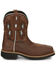 Image #2 - Justin Women's Chisel Waterproof Western Work Boots - Nano Composite Toe, Brown, hi-res