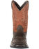 Image #5 - Rocky Boys' Ride FLX Western Boots - Square Toe, Chocolate, hi-res