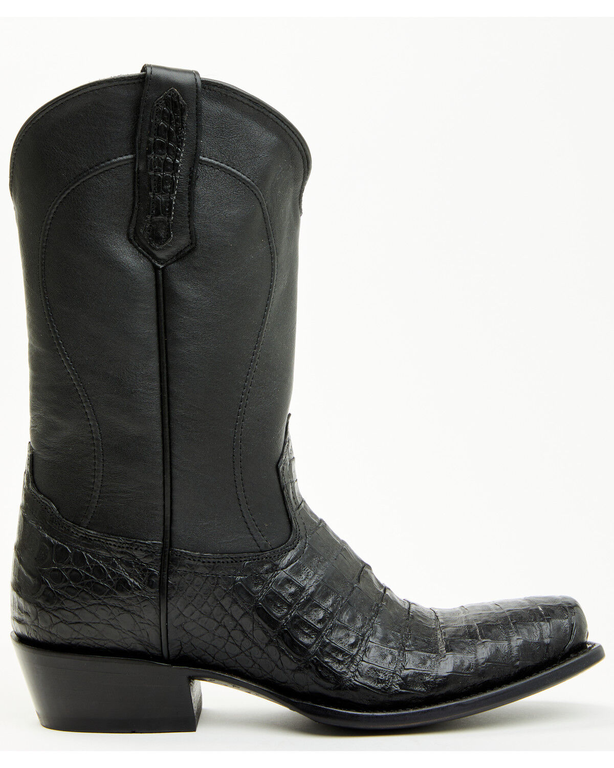 Image #2 - Cody James Black 1978® Men's Mason Exotic Caiman Belly Western Boots - Square Toe, Black, hi-res