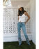 Image #1 - Idyllwind Women's Rebel Light Wash Mid Rise Boot Stitch Bootcut Super Stretch Denim Jeans, Light Wash, hi-res