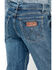 Image #5 - Wrangler Retro Men's Layton Medium Wash Low Rise Slim Bootcut Jeans, Denim, hi-res