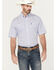 Image #1 - George Strait by Wrangler Men's Paisley Print Short Sleeve Button-Down Western Shirt, Red, hi-res