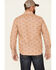Image #4 - Pendleton Men's All-Over Dobby Chambray Long Sleeve Button-Down Western Shirt, Tan, hi-res