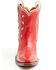 Image #4 - Besita Boots Women's The Bright Inlay Western Booties - Snip Toe, Red, hi-res