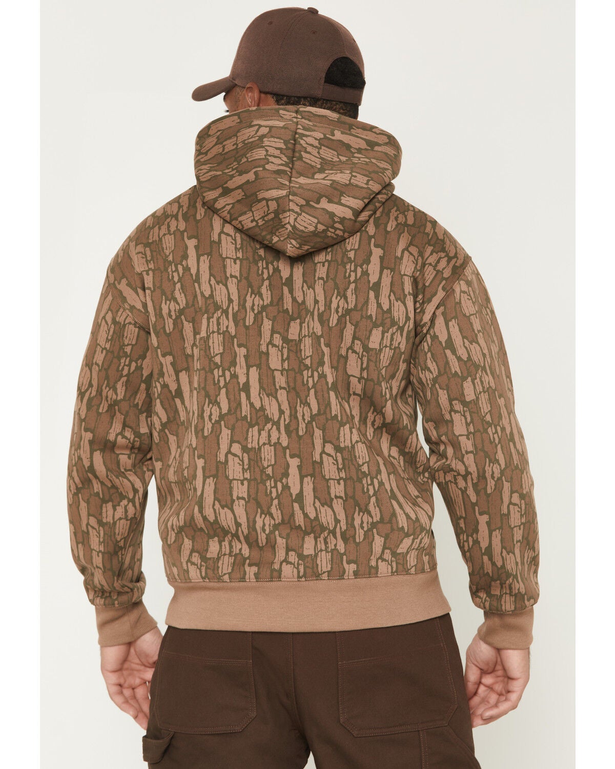 Image #4 - Lucky Brand Workwear Men's Camo Print Hooded Sweatshirt, Taupe, hi-res