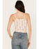 Image #4 - Rock & Roll Denim Women's Exposed Seam Southwestern Print Tank, Cream/brown, hi-res