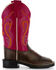 Shyanne Little Girls' Western Boots - Square Toe , Brown/pink, hi-res