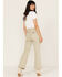 Image #3 - Rolla's Women's High Rise Eastcoast Cropped Flare Jeans, Light Green, hi-res