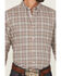 Image #3 - Cody James Men's Let's Mosey Plaid Print Long Sleeve Button-Down Stretch Western Shirt, Grey, hi-res