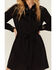 Image #3 - Rock & Roll Denim Women's Fringe Long Sleeve Snap Mini Dress, , hi-res