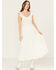 Image #2 - Rock & Roll Denim Women's Eyelet Sleeveless Midi Dress, Natural, hi-res