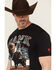 Image #2 - RANK 45&reg; Men's America's Sport Short Sleeve Graphic T-Shirt, Black, hi-res