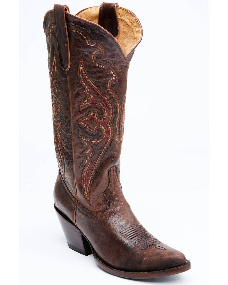 Idyllwind Women's Ruckus Western Boots - Round Toe, Cognac, hi-res