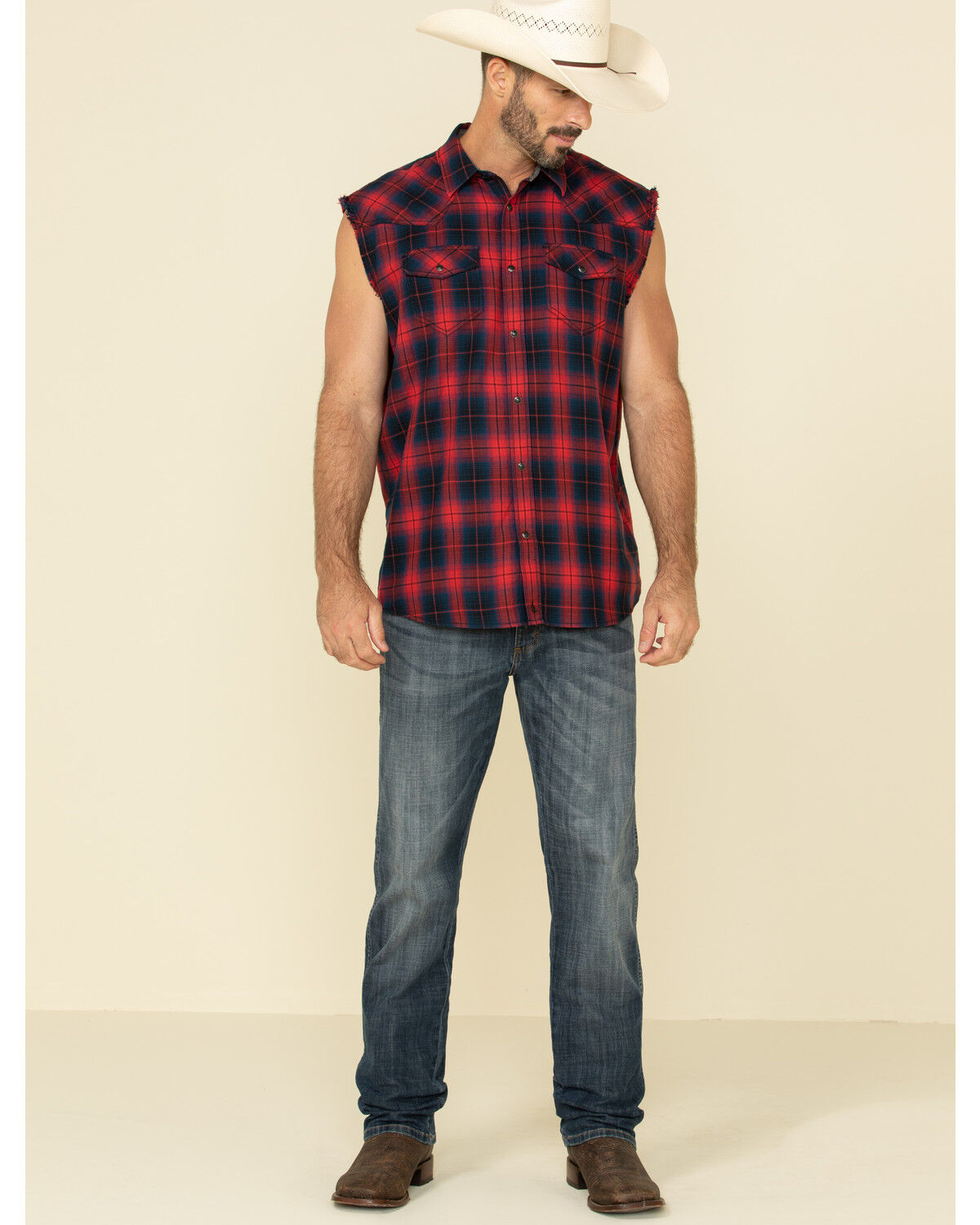 Sleeveless flannel redneck clearance
