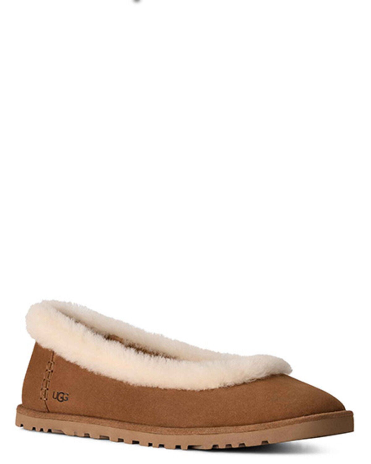 Image #1 - UGG Women's Zora Ballet Flat, Chestnut, hi-res