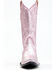 Image #5 - Idyllwind Women's Metallic Leather Western Boot - Snip Toe, Pink, hi-res