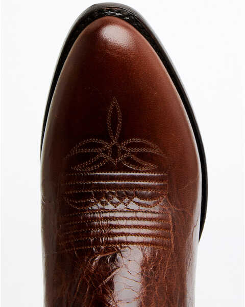 Image #6 - Dan Post Men's Swirled Embroidery Western Boots - Medium Toe, Pecan, hi-res
