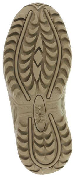Image #5 - Reebok Men's Stealth 6" Lace-Up Side Zip Work Boots - Soft Toe, Desert Khaki, hi-res